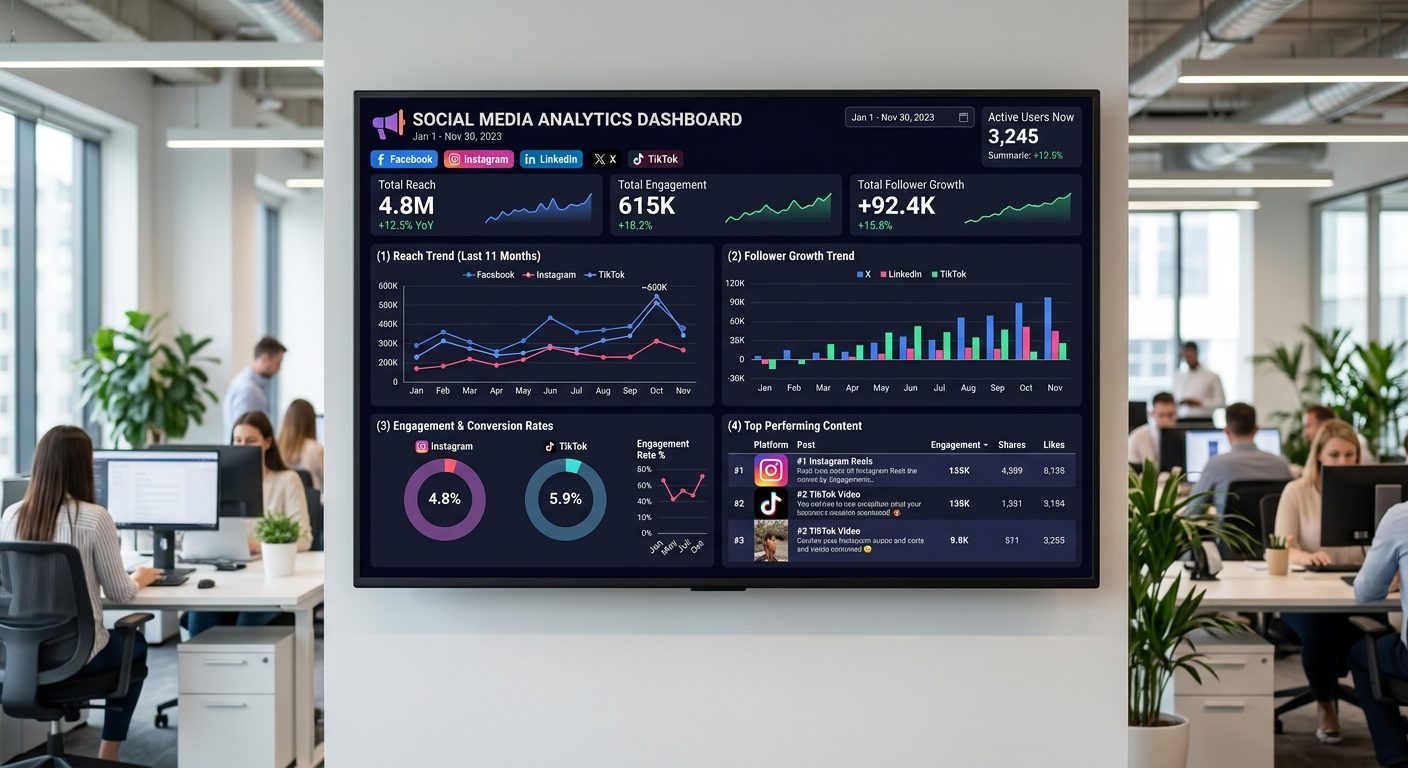 Social media strategi der driver engagement og salg